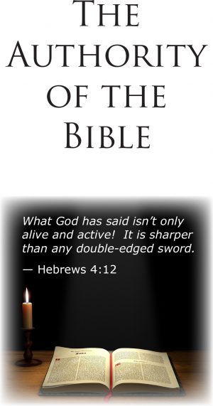 The Authority of the Bible (PDF)