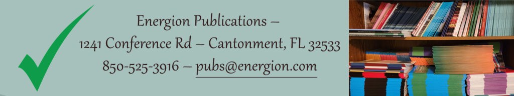 Energion Publications - 1241 Conference Rd - Cantonment, FL 32533 - 850-525-3916