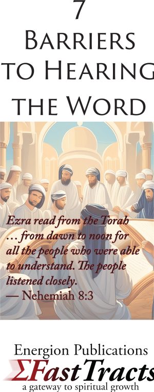 Seven Barriers to Hearing the Word